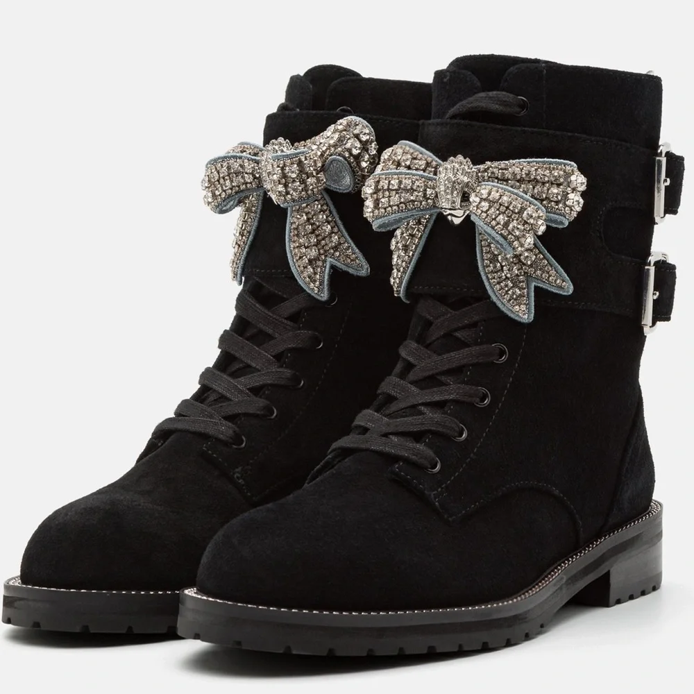 NWOB $258 Kurt Geiger Sutton Suede Bootie - Picture 3 of 12